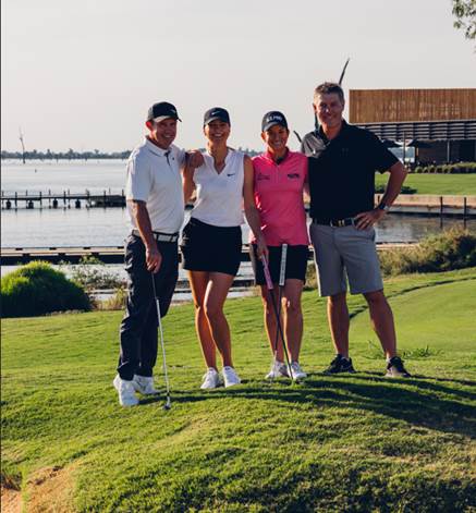 Karrie Webb visit Silverwoods Golf and Lifestyle Resort